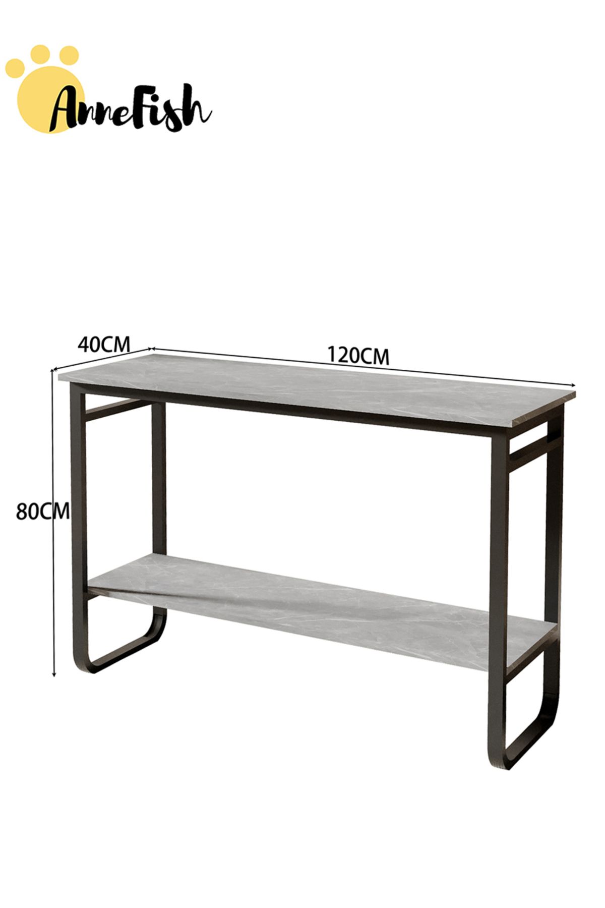 AnneFish-Console Table Office Table Rustic Entryway Table Display Table Couch Hallway Entrance Living Room 5