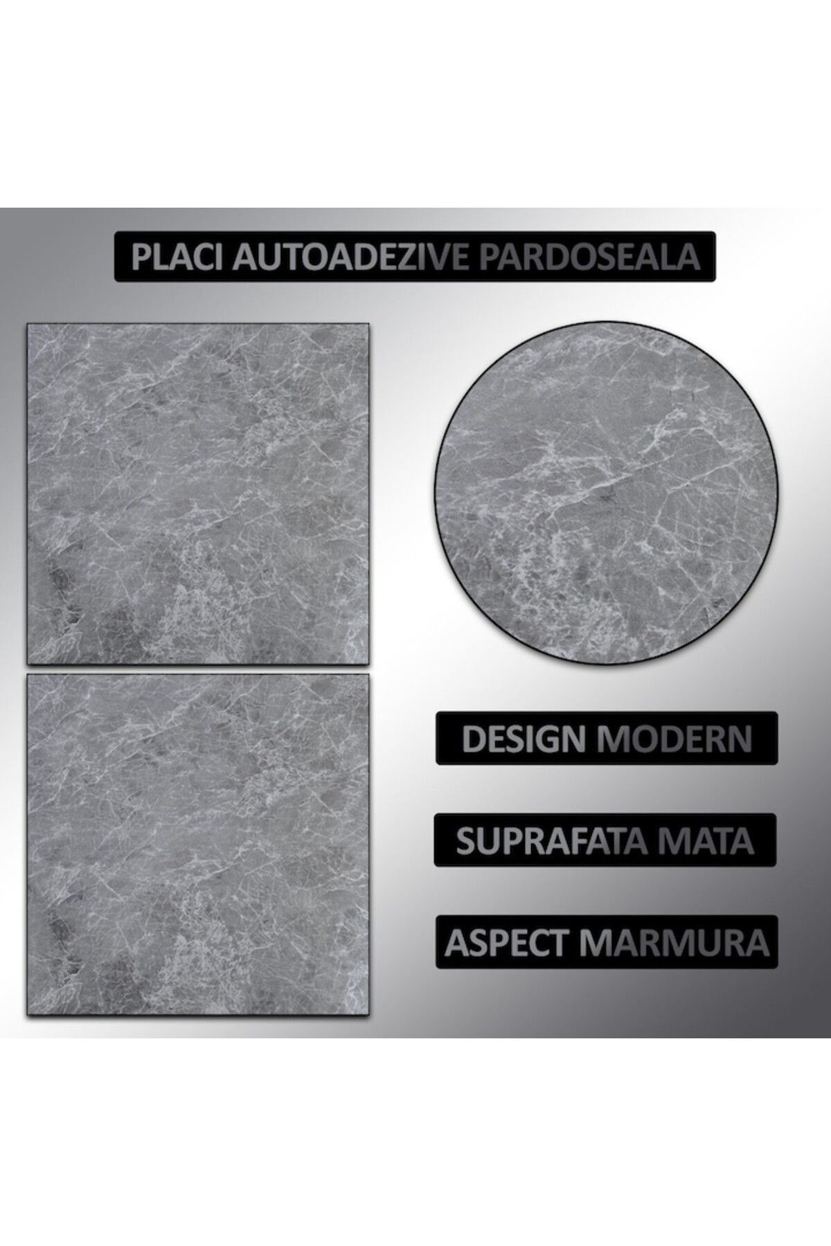 NEXTLY-Set 24 X Placi Din Pvc Autoadezive Pentru Podea/perete , Reutilizabile, Waterproof 2