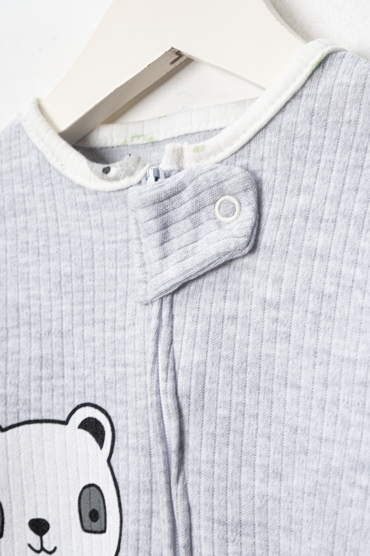 ENİA BABY Kız Bebek Erkek Bebek 3'lü Tulum Set % 100 Pamuk 9-12-18 Ay fotoğrafı 3 (önizleme)