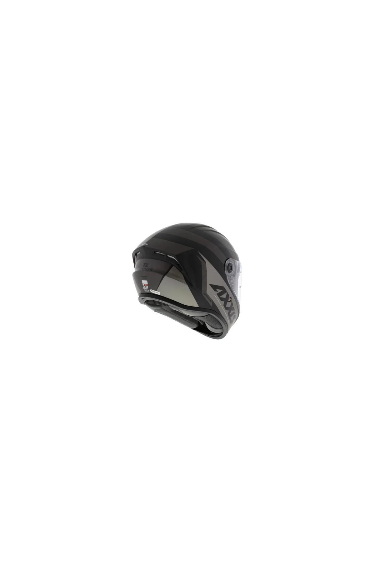 Axxis Draken S Premier B1 Matt Black Full Face Motosiklet Kaskı +