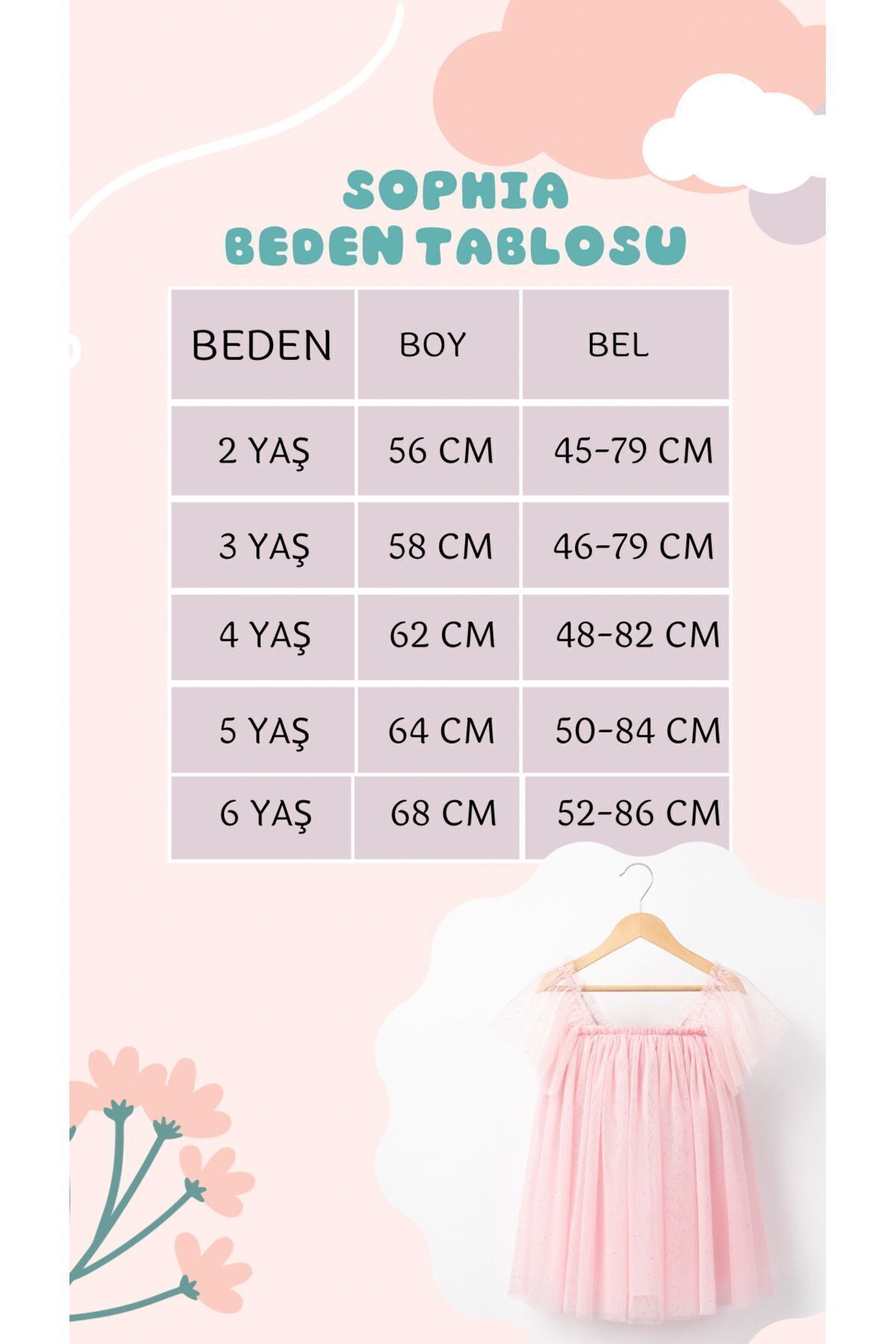 Banamio Sophia Kız Bebek Çocuk Astarlı Simli Tüllü Elbise fotoğrafı 5 (önizleme)