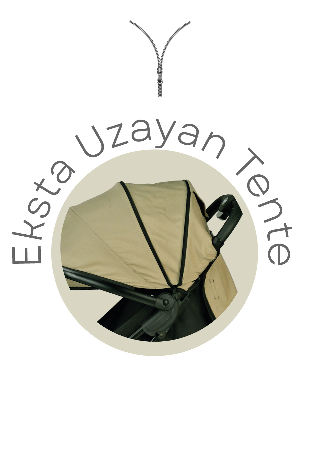 Baby Care Tripper Kabin Tipi Bebek Arabası (ANTRASİT) fotoğrafı 5 (önizleme)