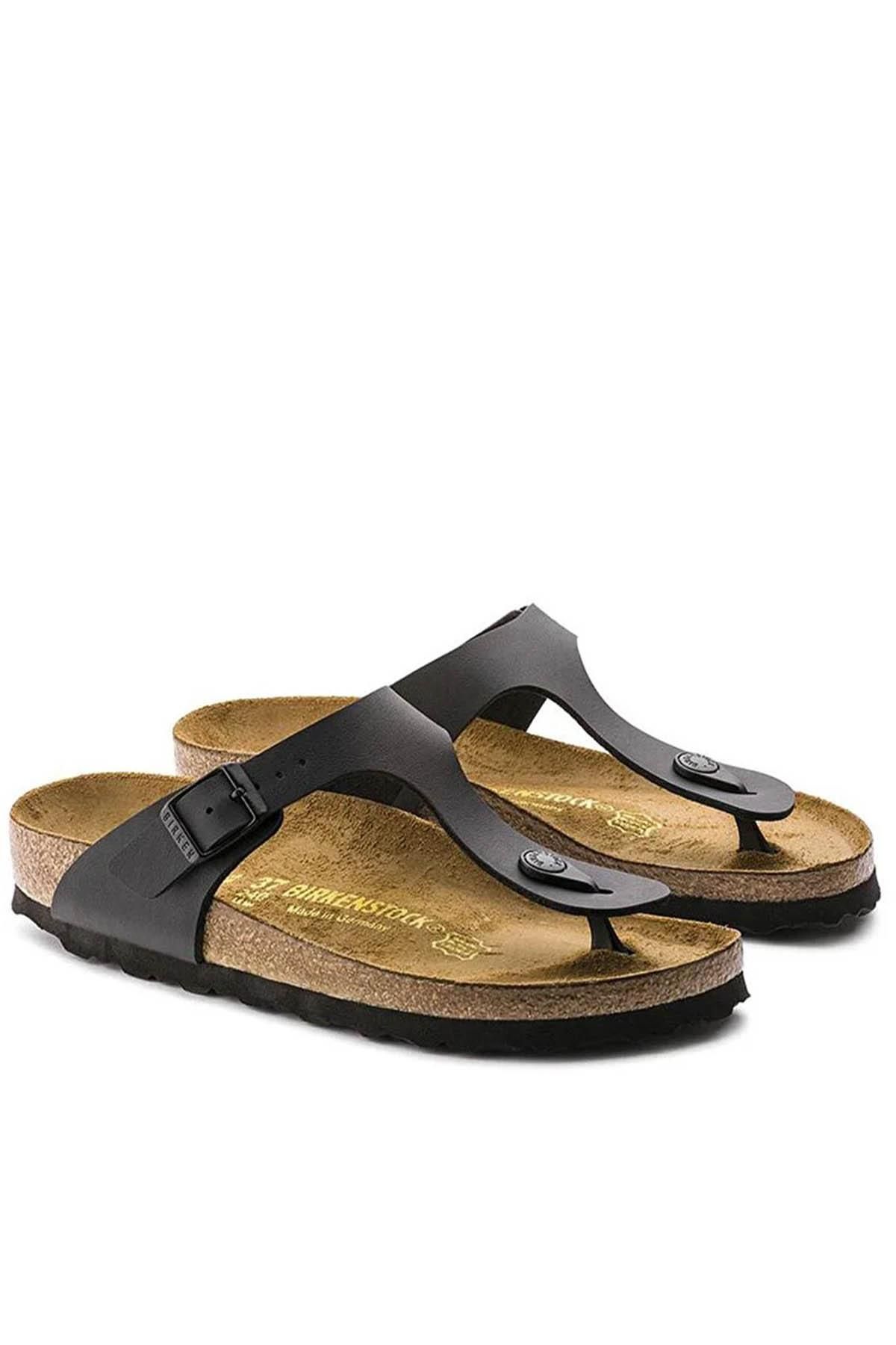 Birkenstock-Gizeh Bs 043691 Slippers - Black 4