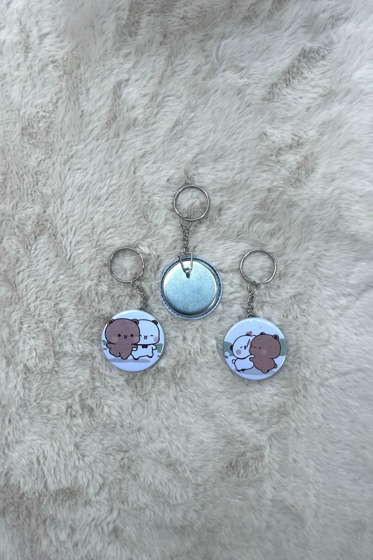Design 4N-Keychain / Bubu with Dudu / Push Button Keychain 2