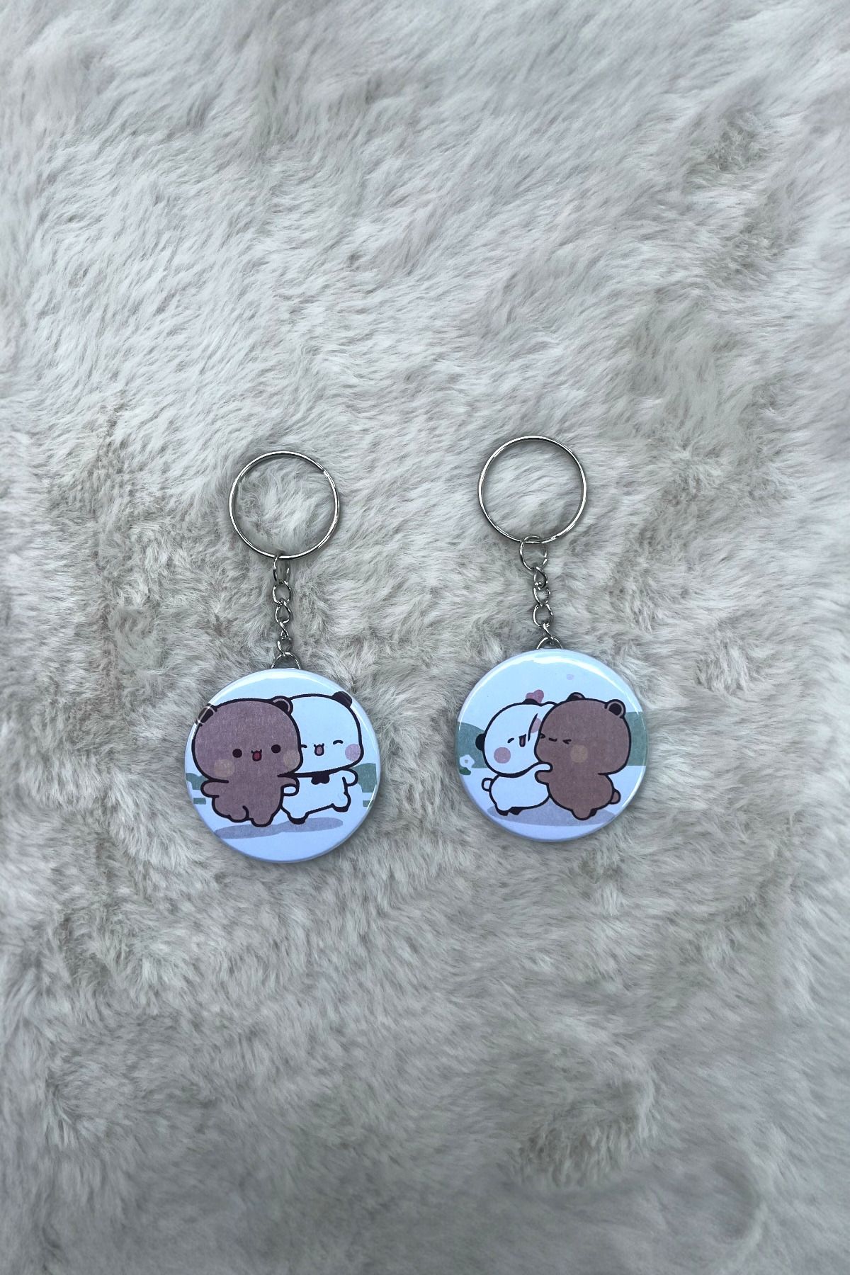 Design 4N-Keychain / Bubu with Dudu / Push Button Keychain 1