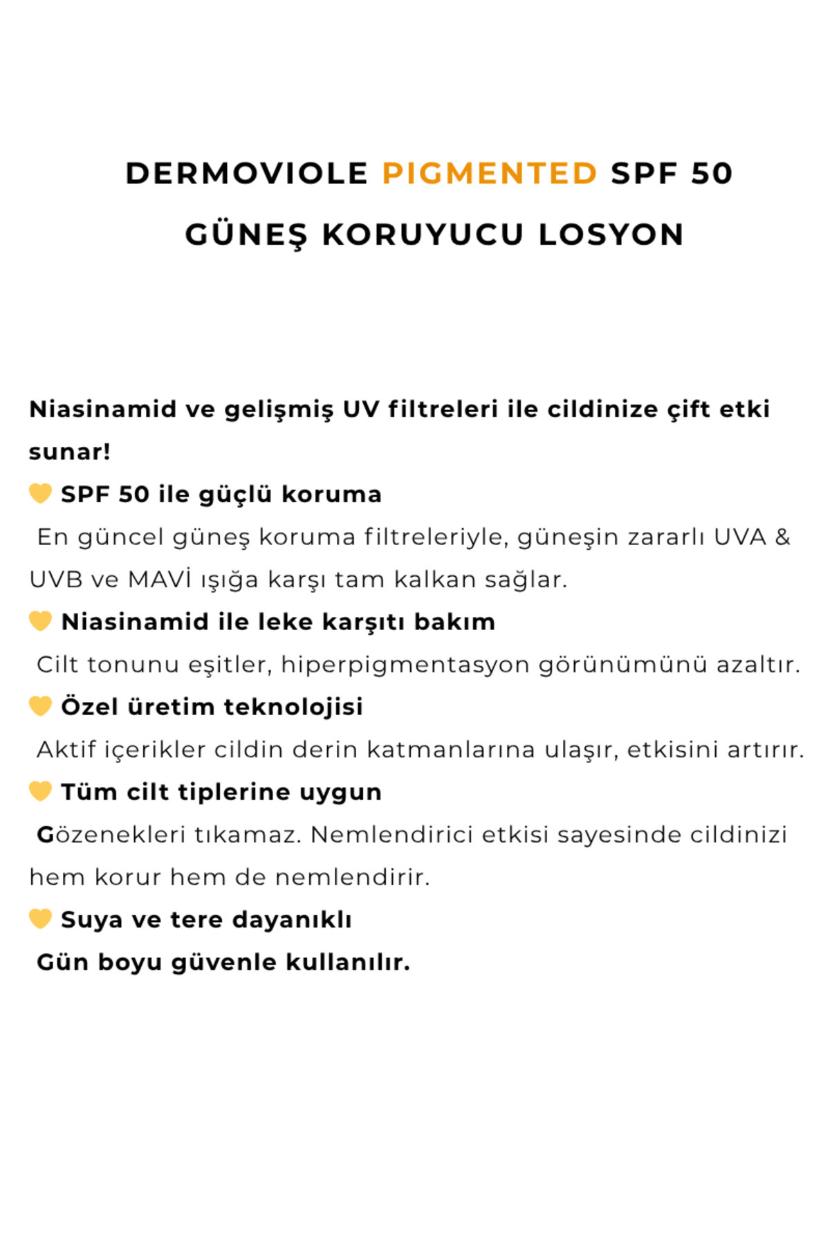 Pigmented SPF 50 Leke Karşıtı Yüz Güneş Kremi6 LI PAKET — 14 — تصویر 3 از 4