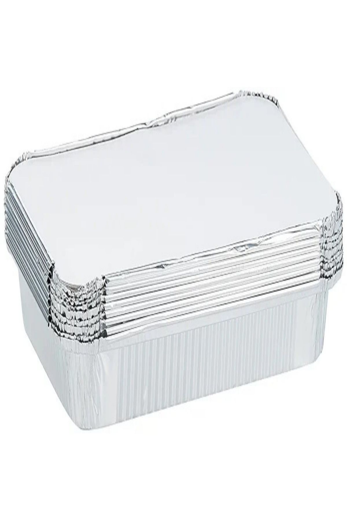 Falcon-Aluminium Container With Lid 102 - 10 Pcs | 1020ml Each | Durable & Reusable 5
