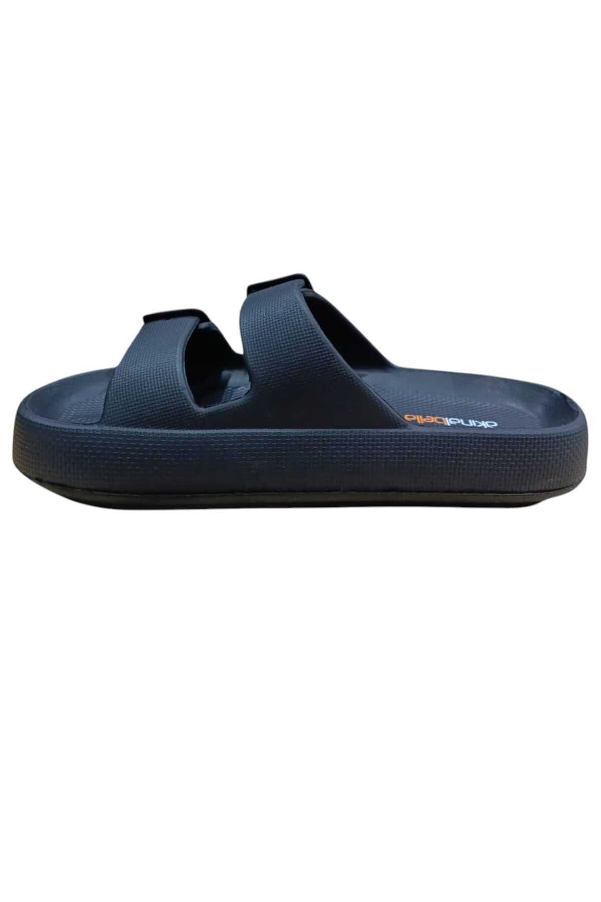 Shubuu-Unisex Double Band Soft Thick Beach Pool Garden Sea Daily Slippers 3