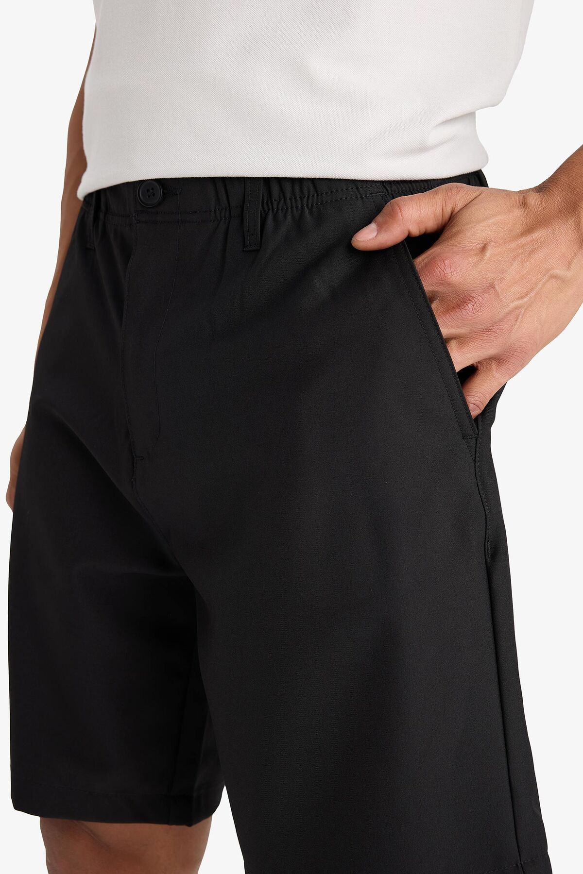 DeFacto-Pantaloni scurți țesuți pentru picior scurt pentru atlet DeFactoFit E4137AX25SM 5