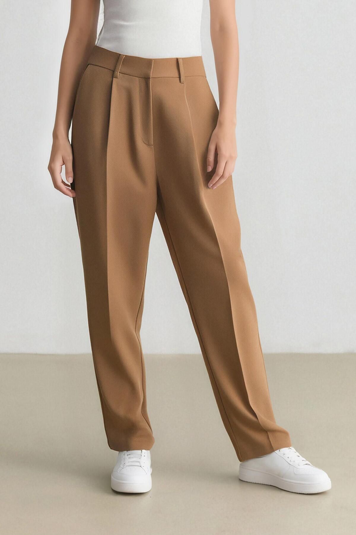 DeFacto-Sorbe X Tapered Fit Pants with High Waist Pockets - D9908Ax24Au 7