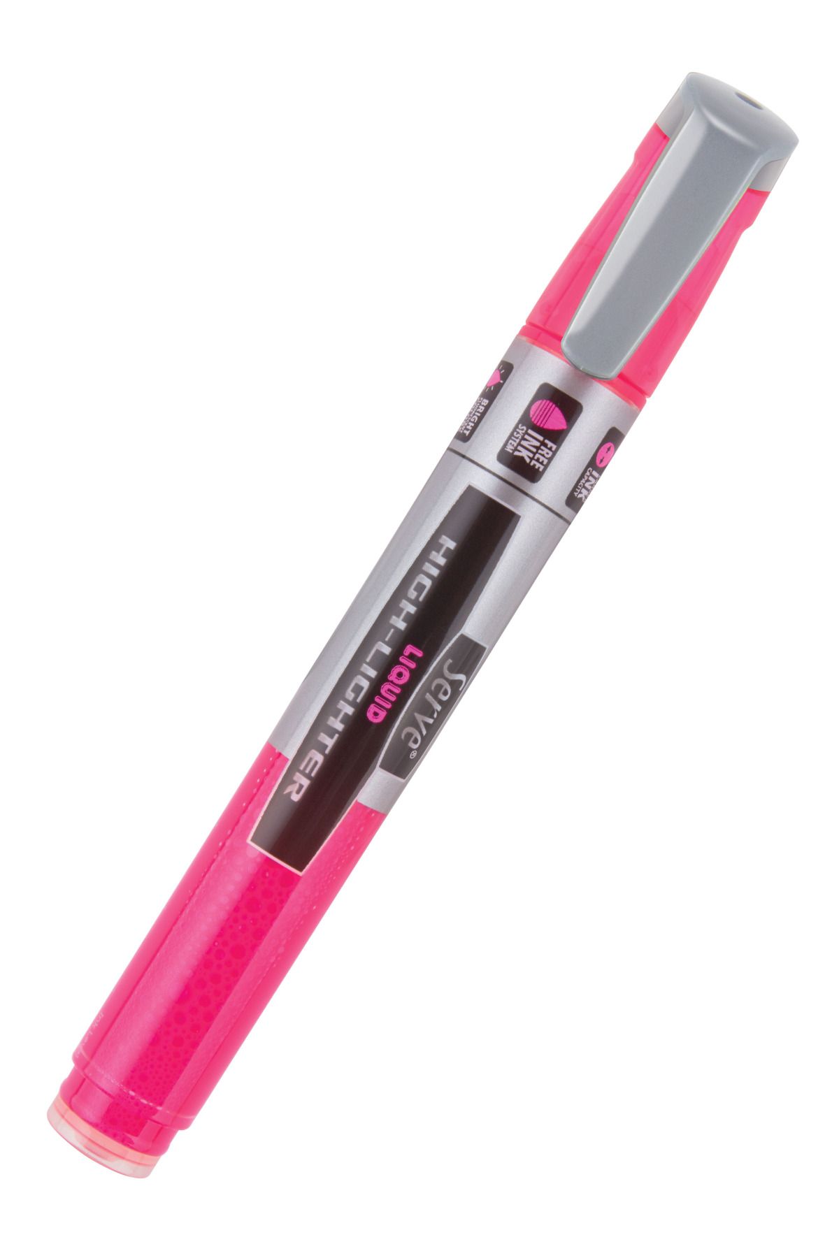 Serve-Liquid Highlighter Liquid Ink Highlighter Pink 1