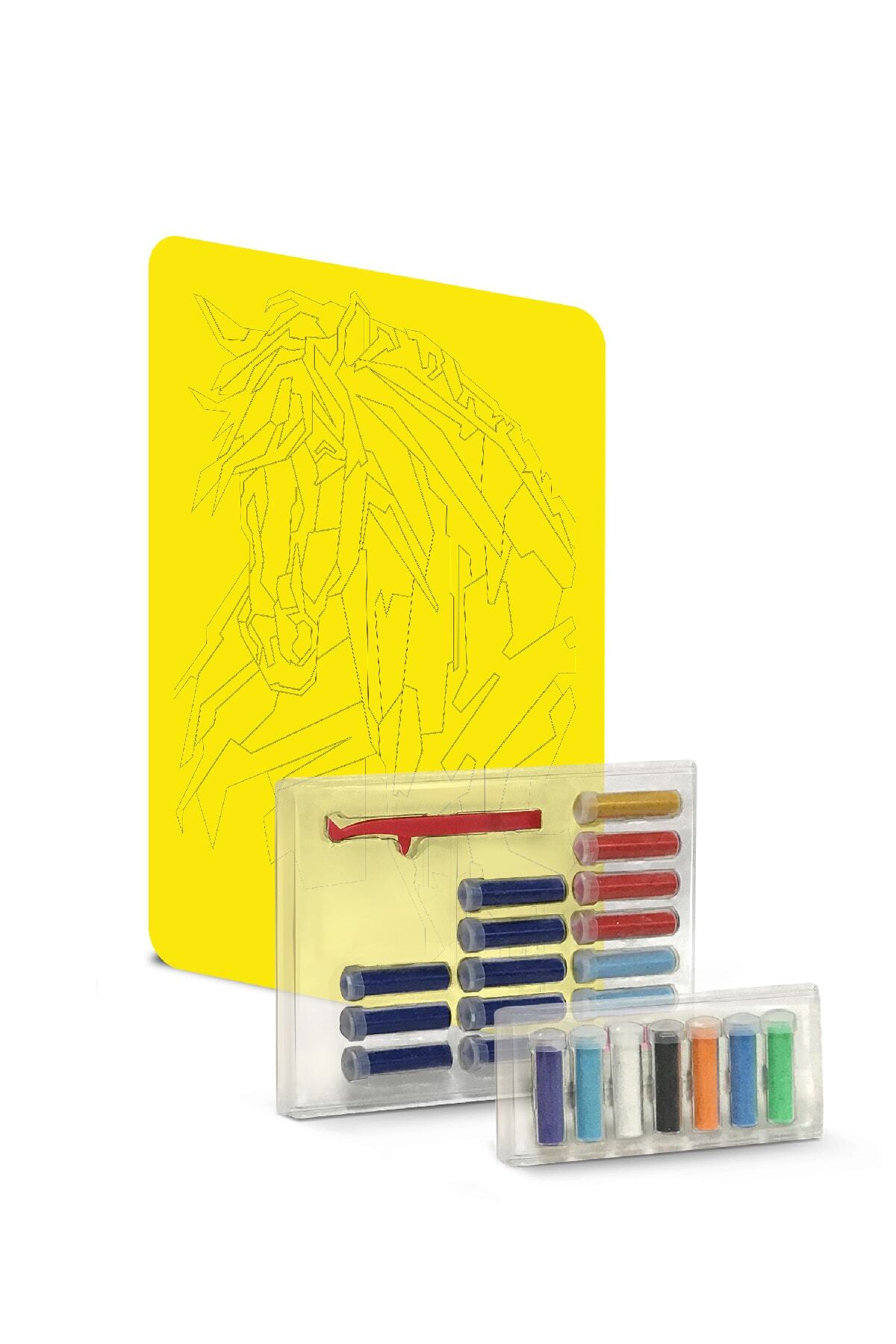 فعالیت نقاشی با شن برای بزرگسالان – اسب، Yko-11