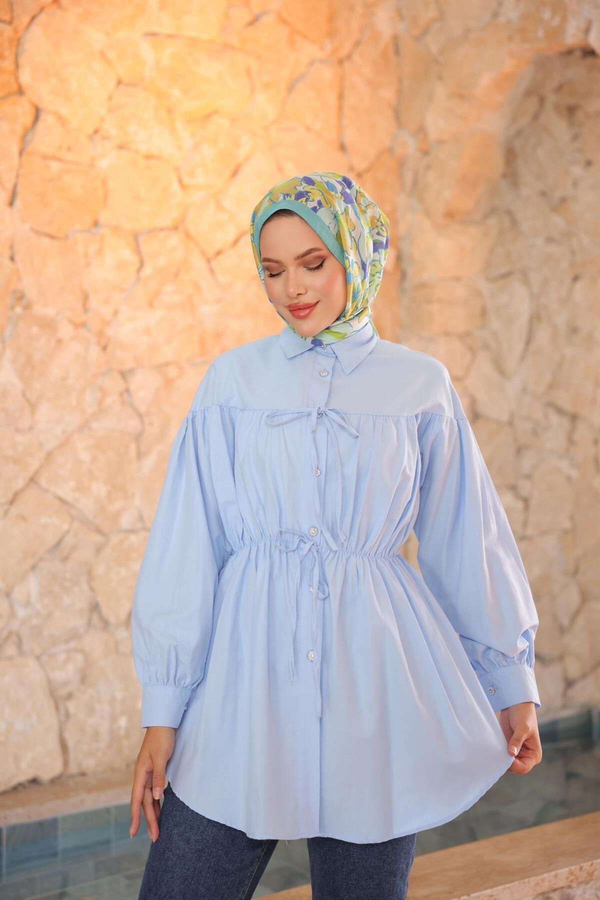 Nergis Neva Butik-Tunic with Drawstring Waist 2