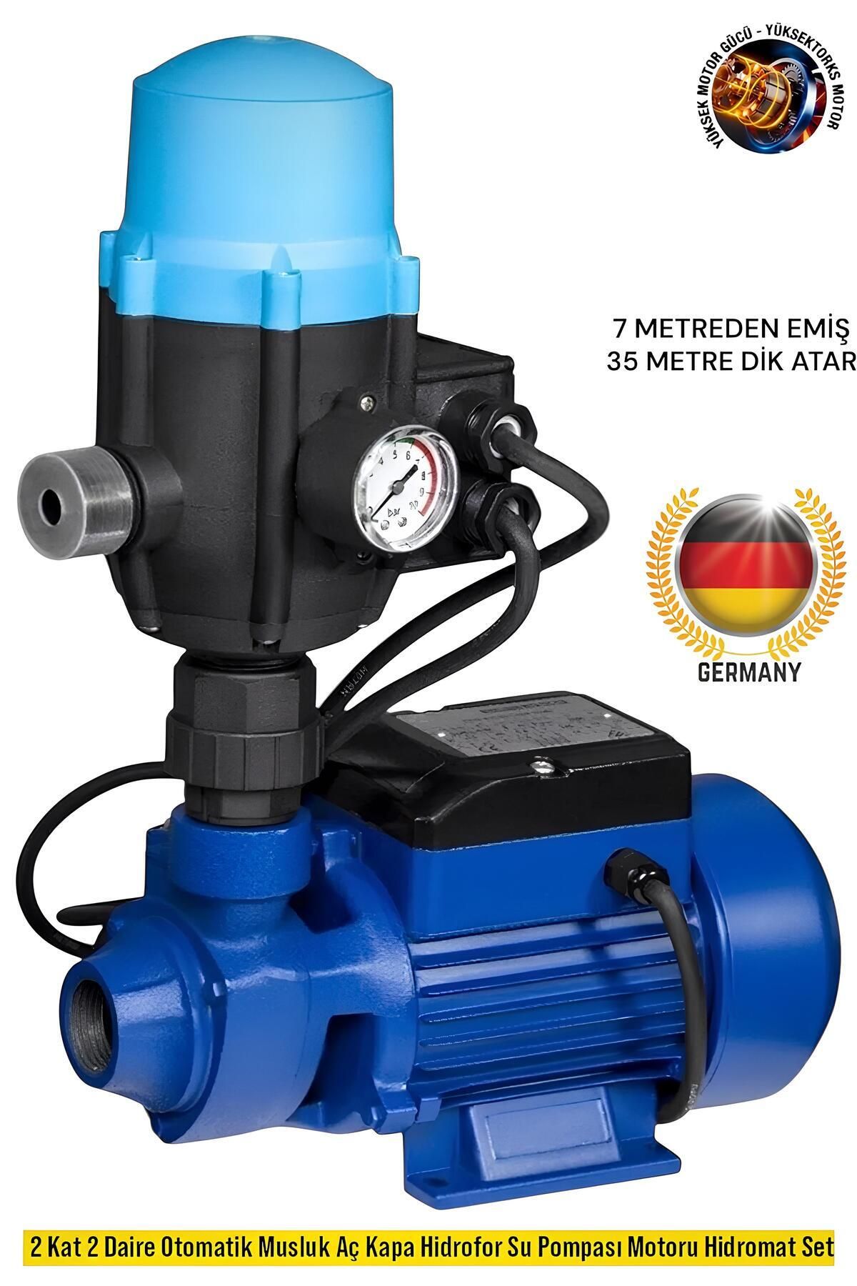 SCHUTZENGER Germany Qb Dkm60 Su Pompası 1 H Paket Hidrofor Otomatik Sistem Su Pompası