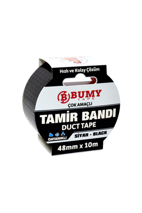 BUMY TAMİR BANDI 48 MM X 10 MT / SİYAH
