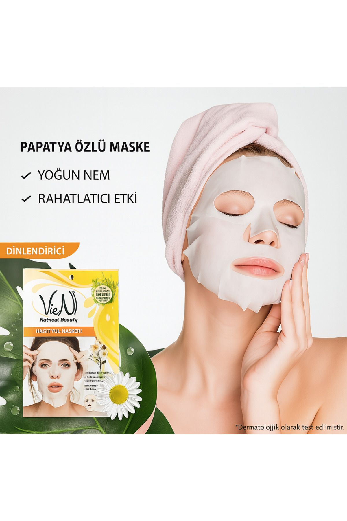Vien-Paper Face Mask with Chamomile Extract Intensive Moisturizing Relaxing 2