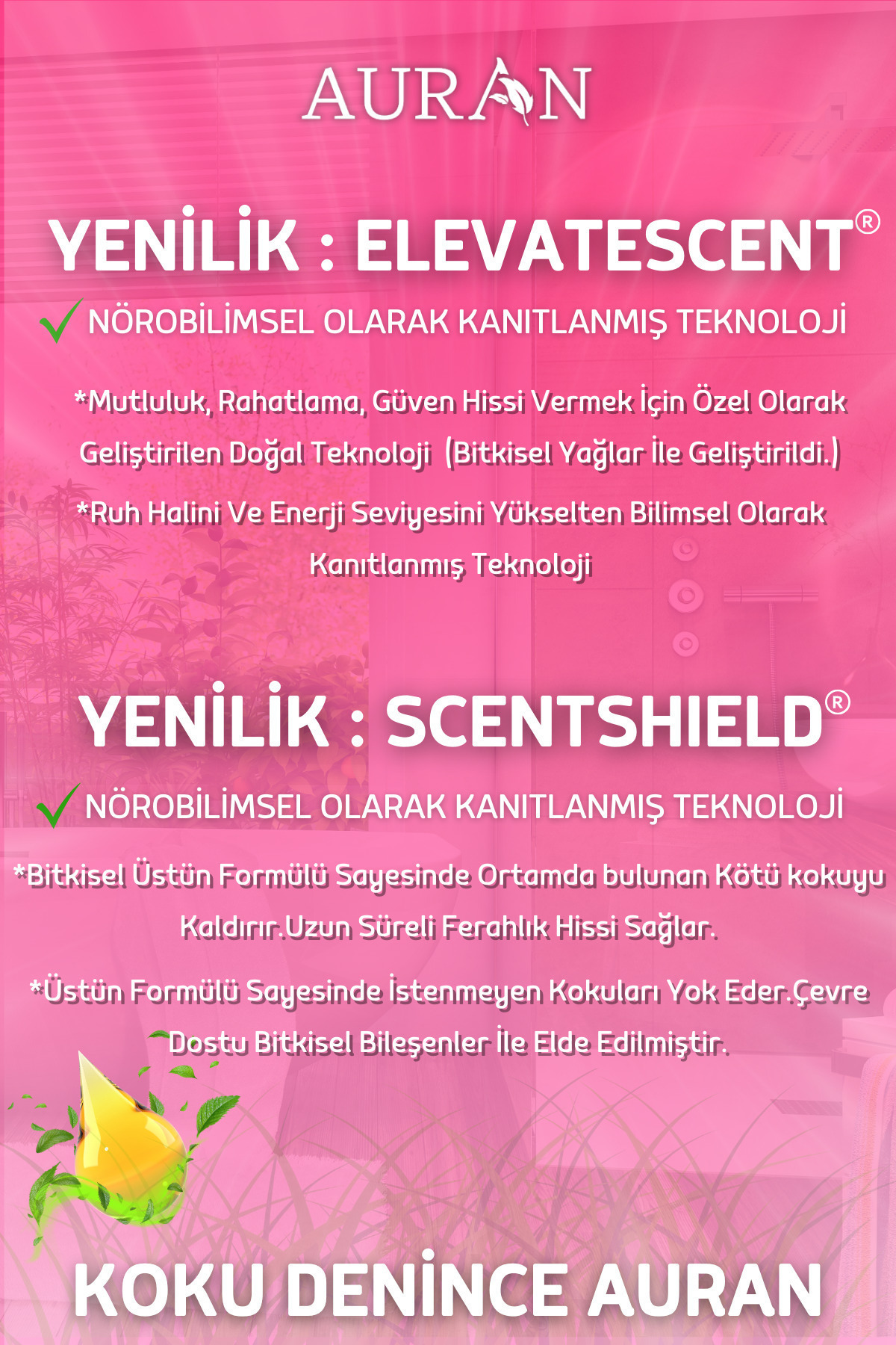AURAN Bebek Pudrası Çubuklu Oda Kokusu Ve Beyaz Sabun Çubuklu Oda Kokusu 2'li Set Reed Dıffuser 50 ml fotoğrafı 5 (önizleme)