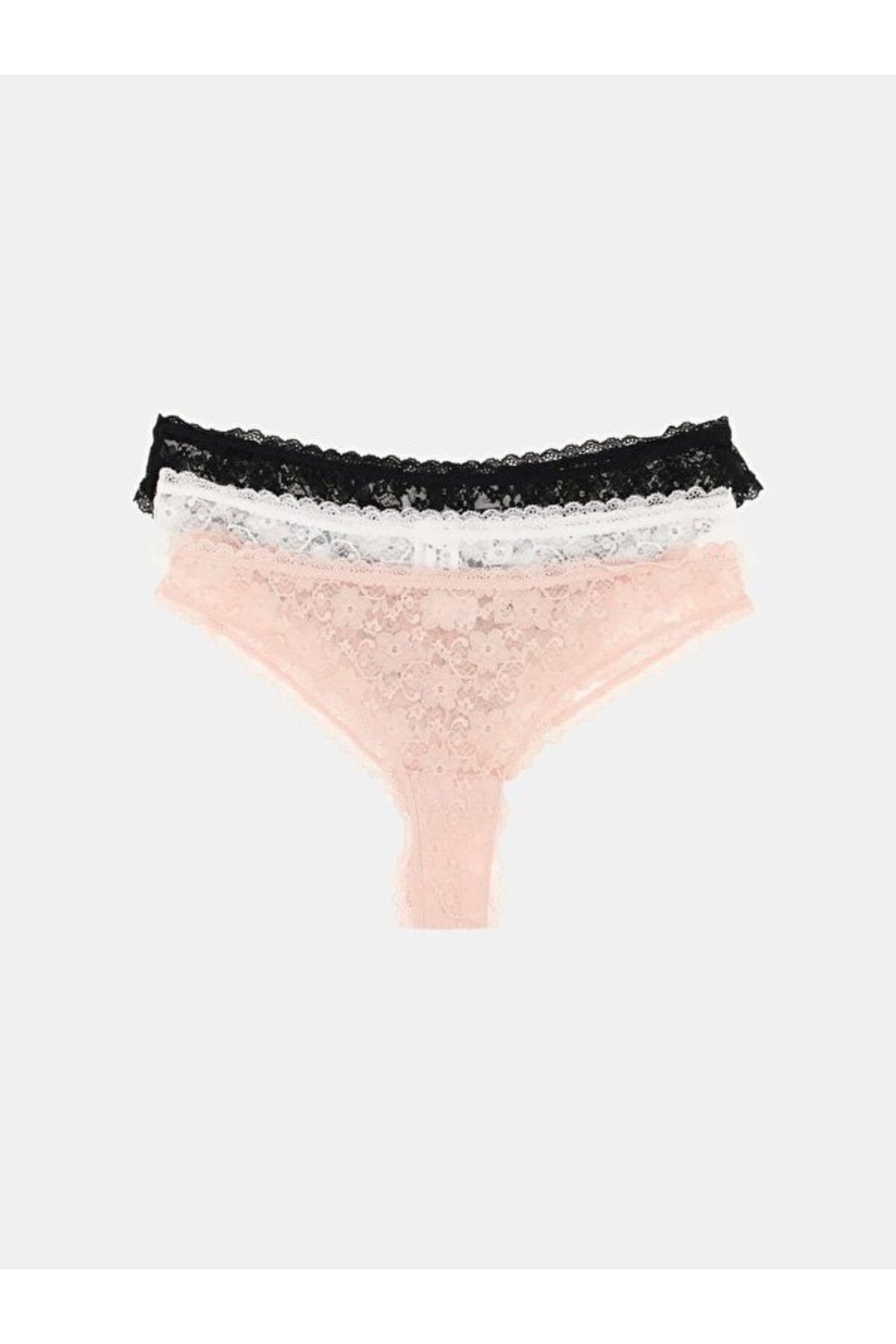 Guess-Basic Lace Women's Brief 3-Piece Panties Pack 2