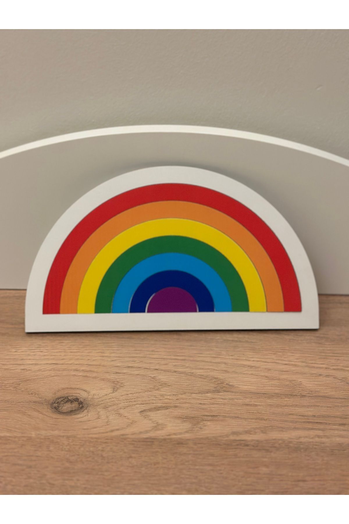 Karter İnovasyon Eğitici Ahşap Renkler Gökkuşağı Şekiller Bul Tak, Eğitici Oyuncak, Montessori Eğitim Oyuncak fotoğrafı 2 (önizleme)