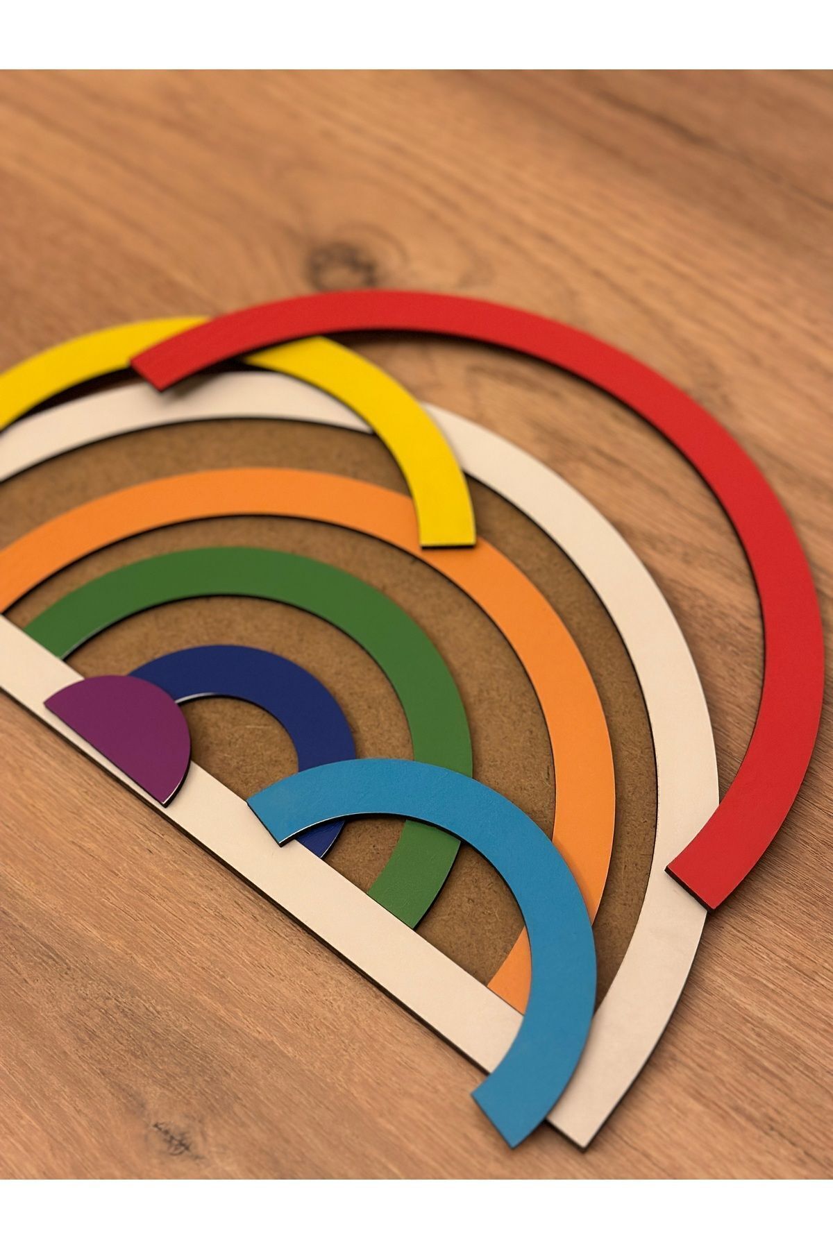 Karter İnovasyon Eğitici Ahşap Renkler Gökkuşağı Şekiller Bul Tak, Eğitici Oyuncak, Montessori Eğitim Oyuncak fotoğrafı 5 (önizleme)