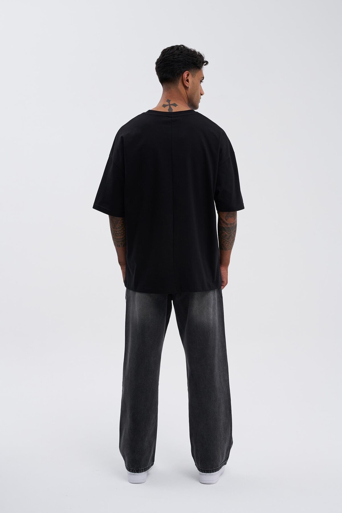 Machinist-Ανδρικό μπλουζάκι Basic Super Cotton Oversize μαύρο 7