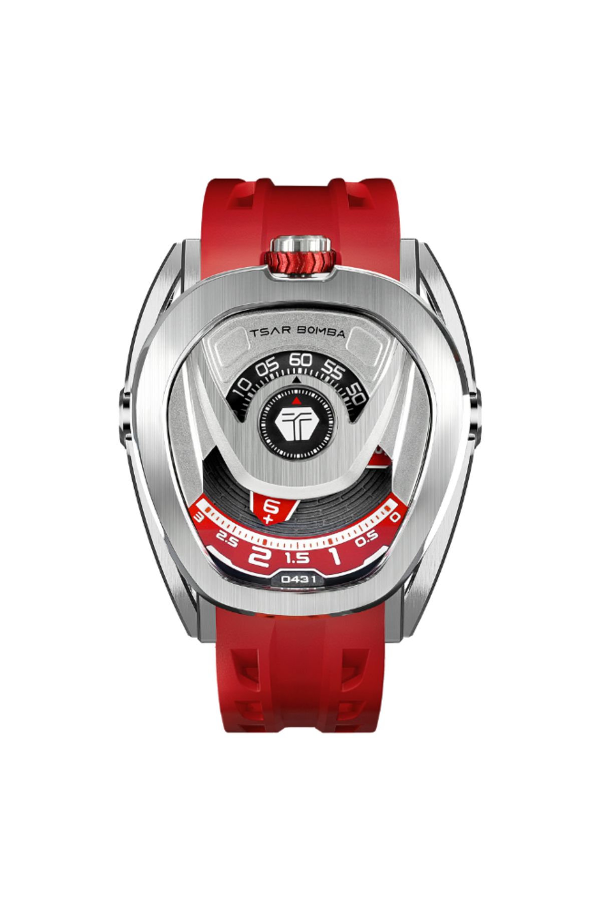 Tsar Bomba-Men's Automatic Red Dial Watch - TB8213A-04(1+2)SET 1