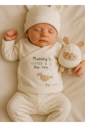 kitikate Organik Little Baabaa 12'li Hastane Çıkış Seti Ekru