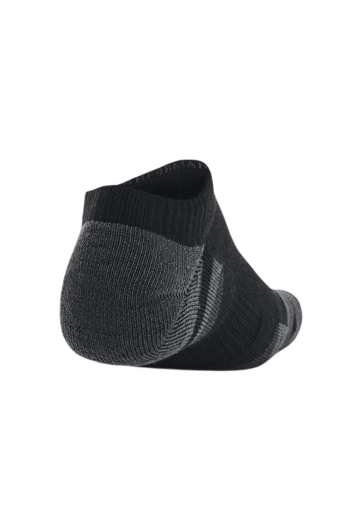 Under Armour-Unisex UA Performance Tech 3’lü Paket No Show Çorap 1379503-001 6