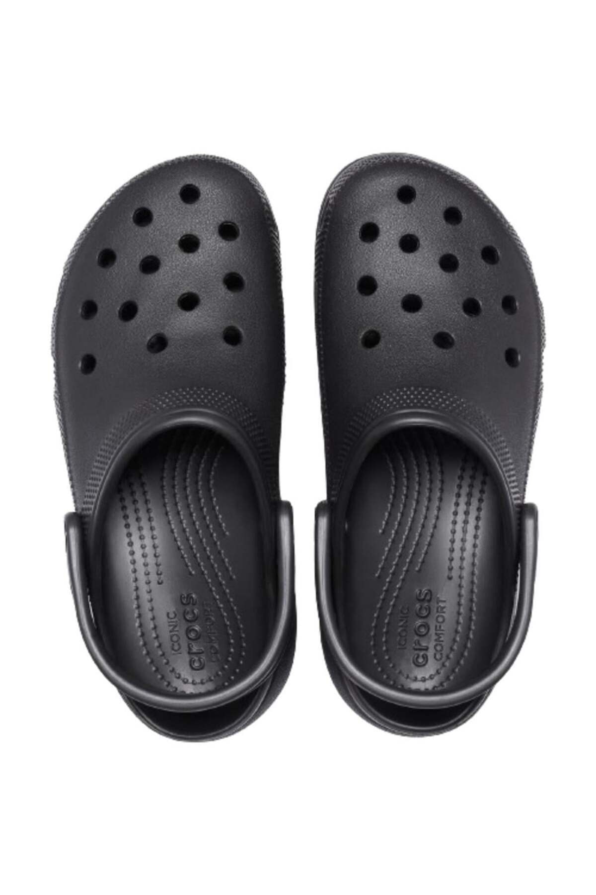 Crocs-Classic Platform Clog W 206750-001 Sandale și șlapi negri pentru femei 2