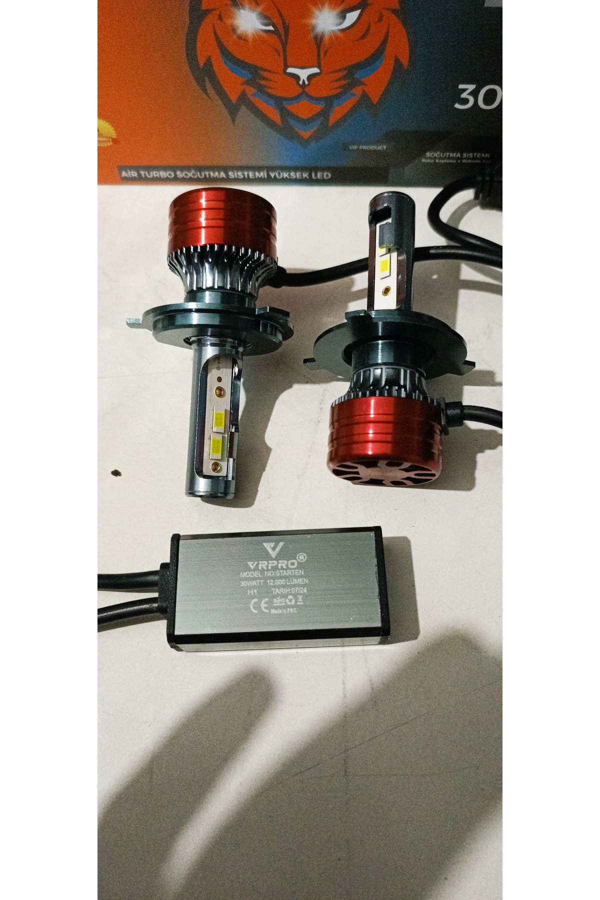 YENİLZD VRPRO STARTEN H4 SLİM LED XENON 12000 LÜMEN GARANTİLİ