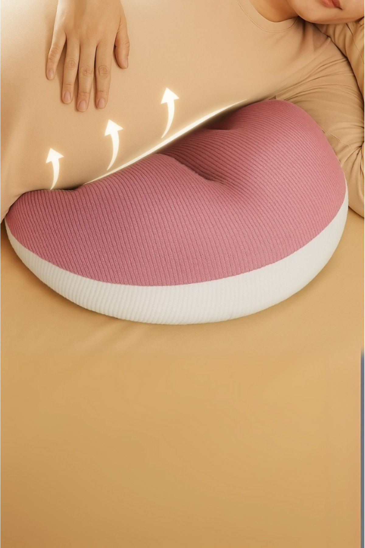 Lucky Day Hamile Uyku Destek Yastığı, Çok Fonksiyonlu Hamile Yastığı - Pembe fotoğrafı 2 (önizleme)