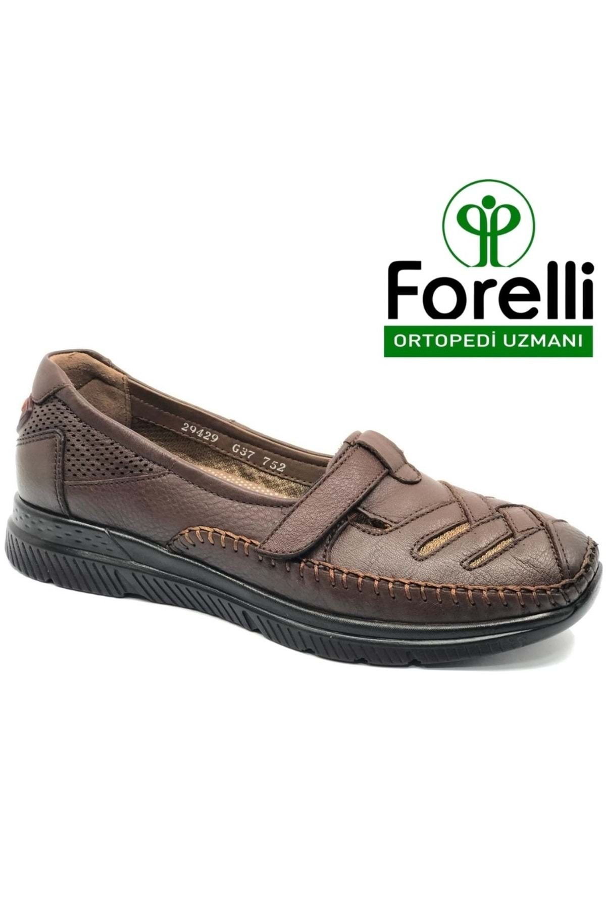 Elena Genuine Leather Orthopedic Comfort Women's Casual Shoes TAN