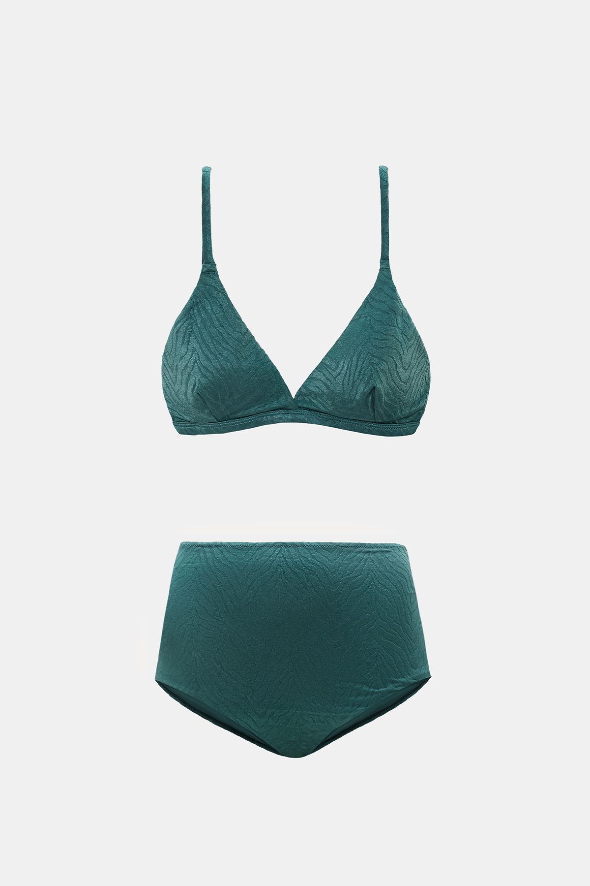 Amarelle-Bali Green Triangle Bikini Set with No Padding 3
