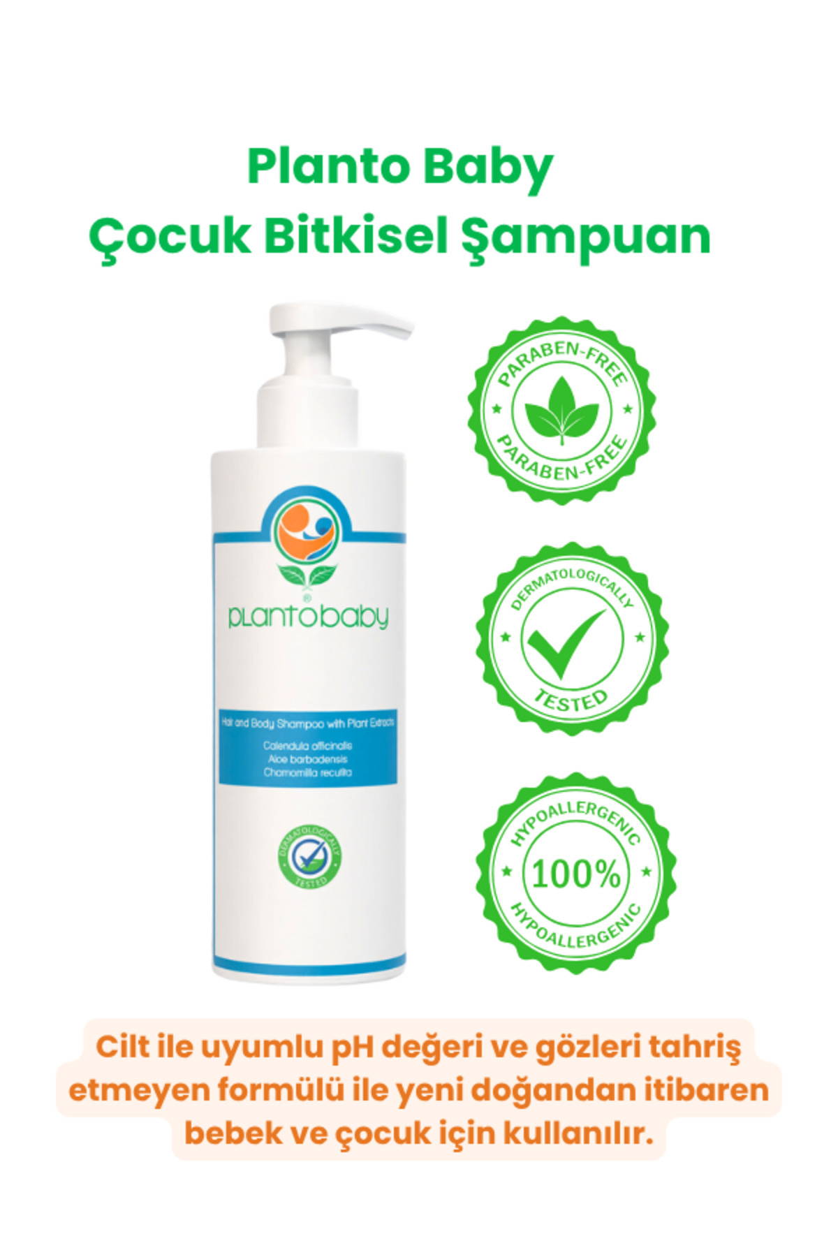 Bitkisel Bebek Ve Çocuk Şampuanı 200ml