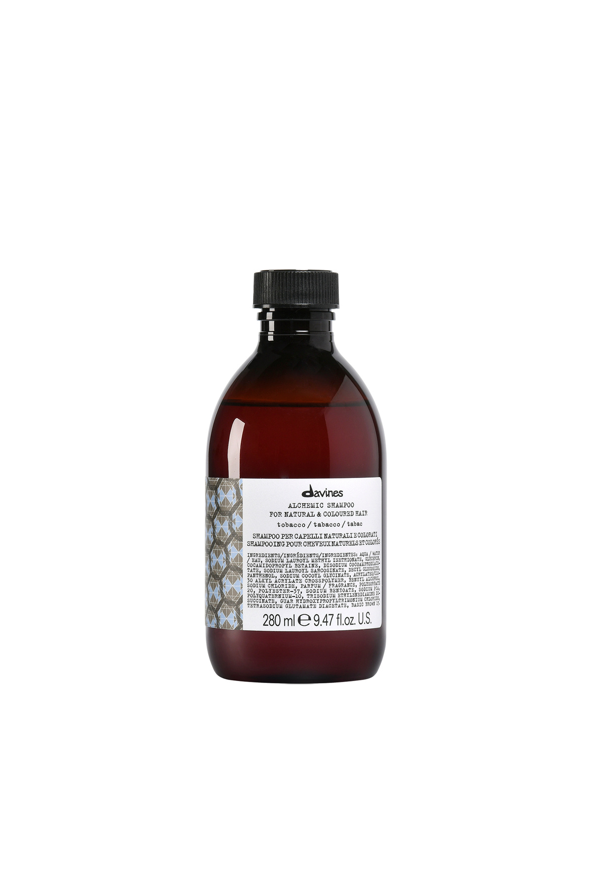 Davines-Alchemic Tobacco Shampoo 280 Ml. 1