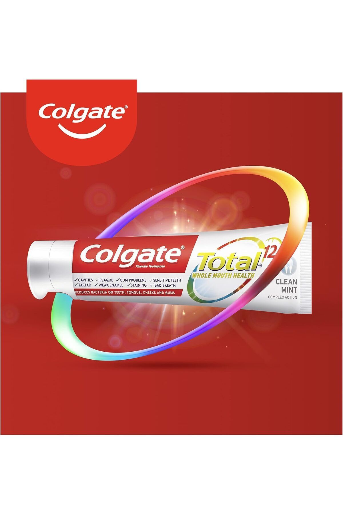 Colgate-T.p 100 ml Total Clean Mint(1783) --- كولجيت معجون اسنان توتال انتعاش النعناع 100مل 6