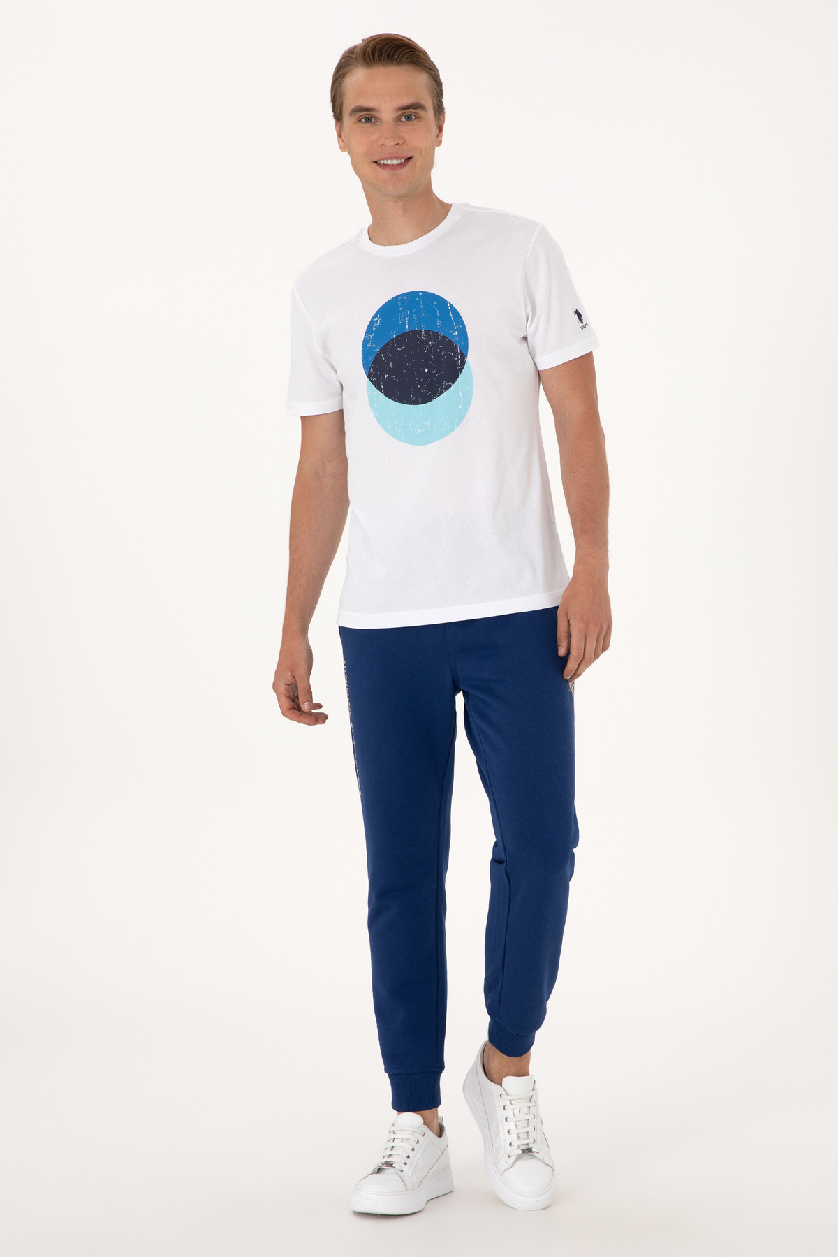 شلوار ورزشی مردانه نیلی یو اس پولو کد :(50293432-VR028) U.S. Polo Assn.