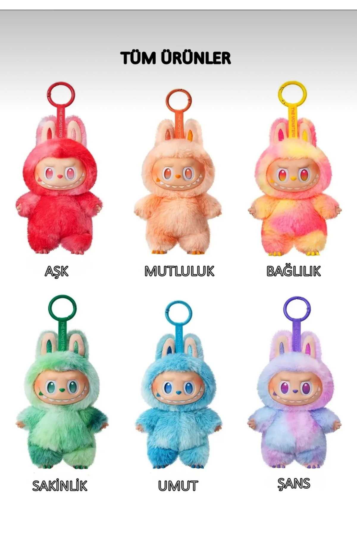 ぬいぐるみ LABUBU THE MONSTERS Biginto Energy 2box Aksesuar Kasabası Labubu The Monsters, Biginto Energy Labubu