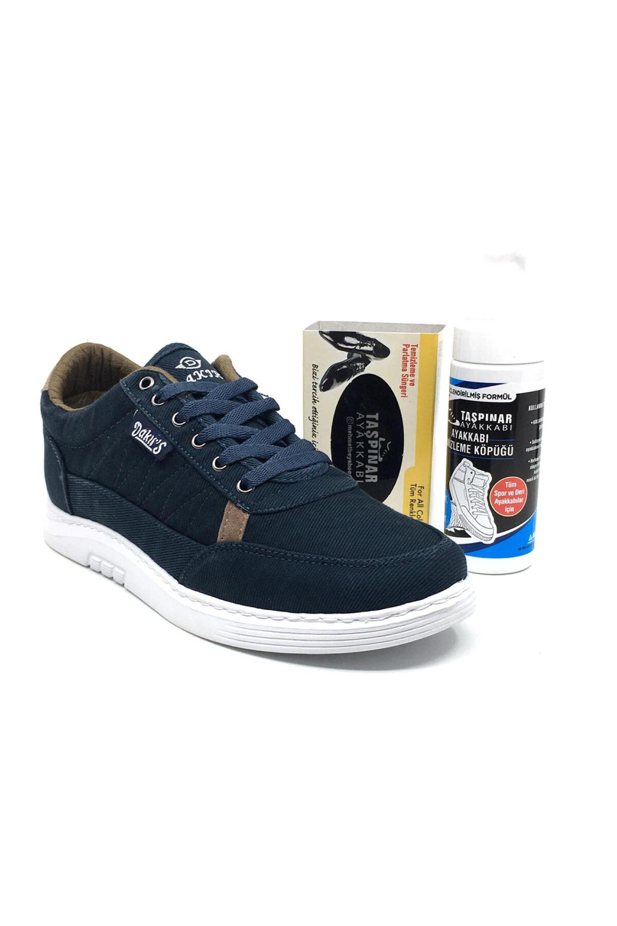 Dakır's Men's Summer Linen with Orthopedic Sole Stitched Sole with Comfortable Sports Shoes Care Set
