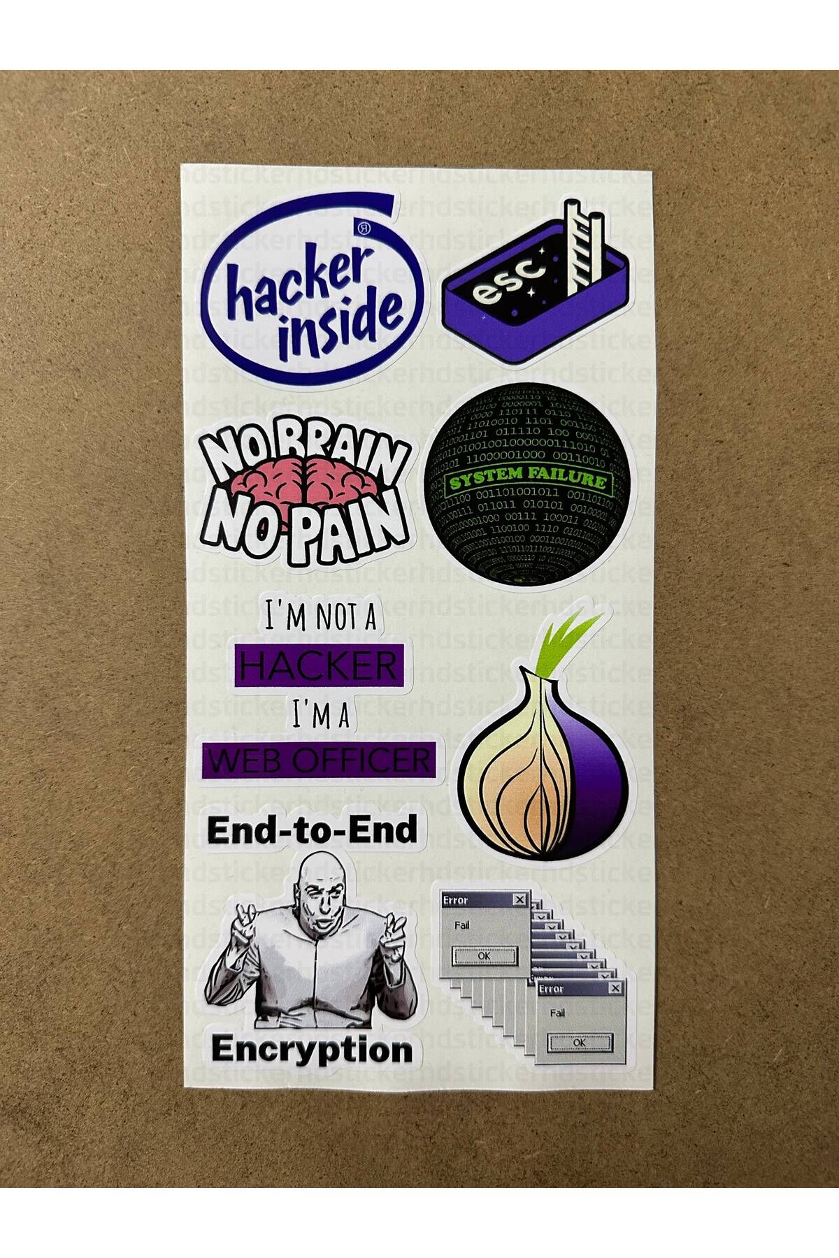 hdsticker-49 Pieces Cyber ​​Security Software & Software Developer Laptop Notebook Label Sticker Set P61 5