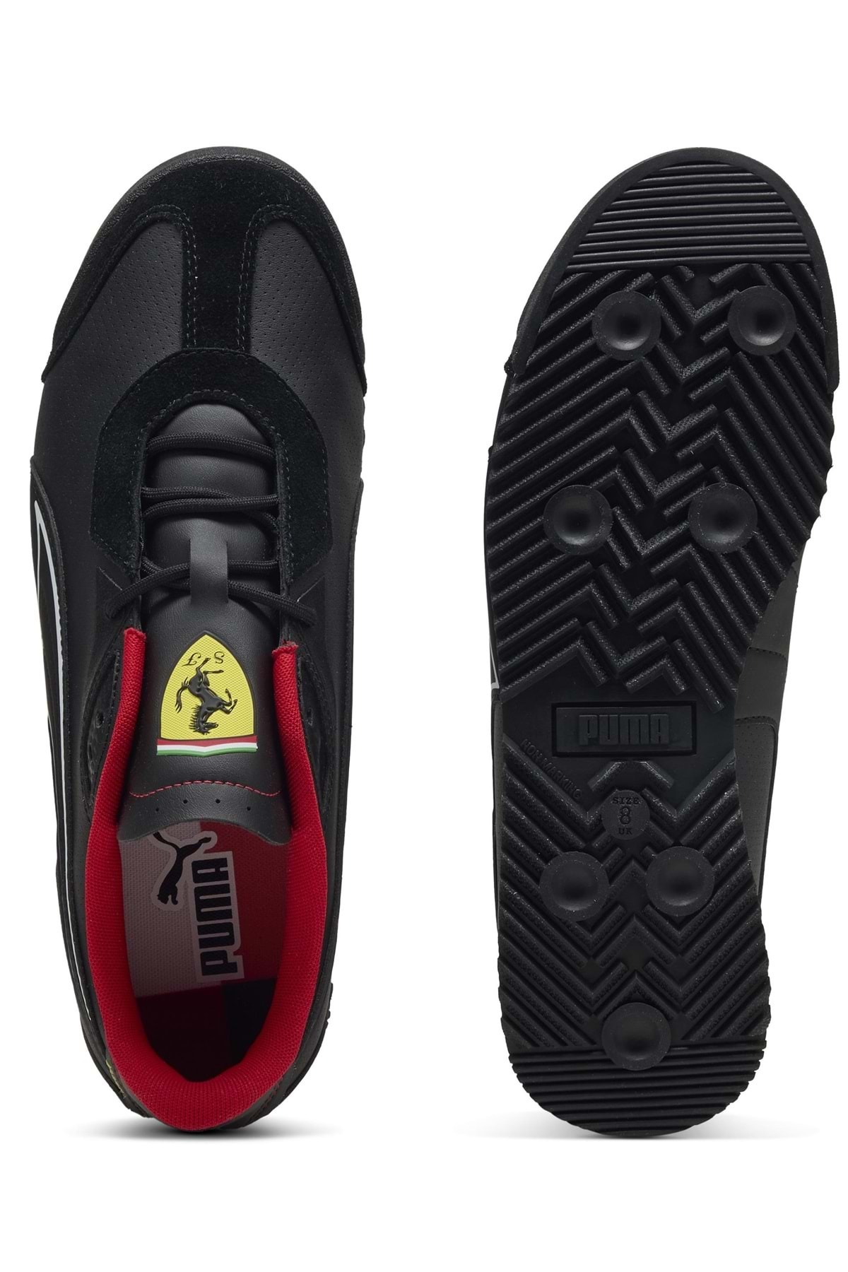 Puma 308709 SF Ferrari Roma S Erkek Spor Ayakkabı SİYAH görsel 6