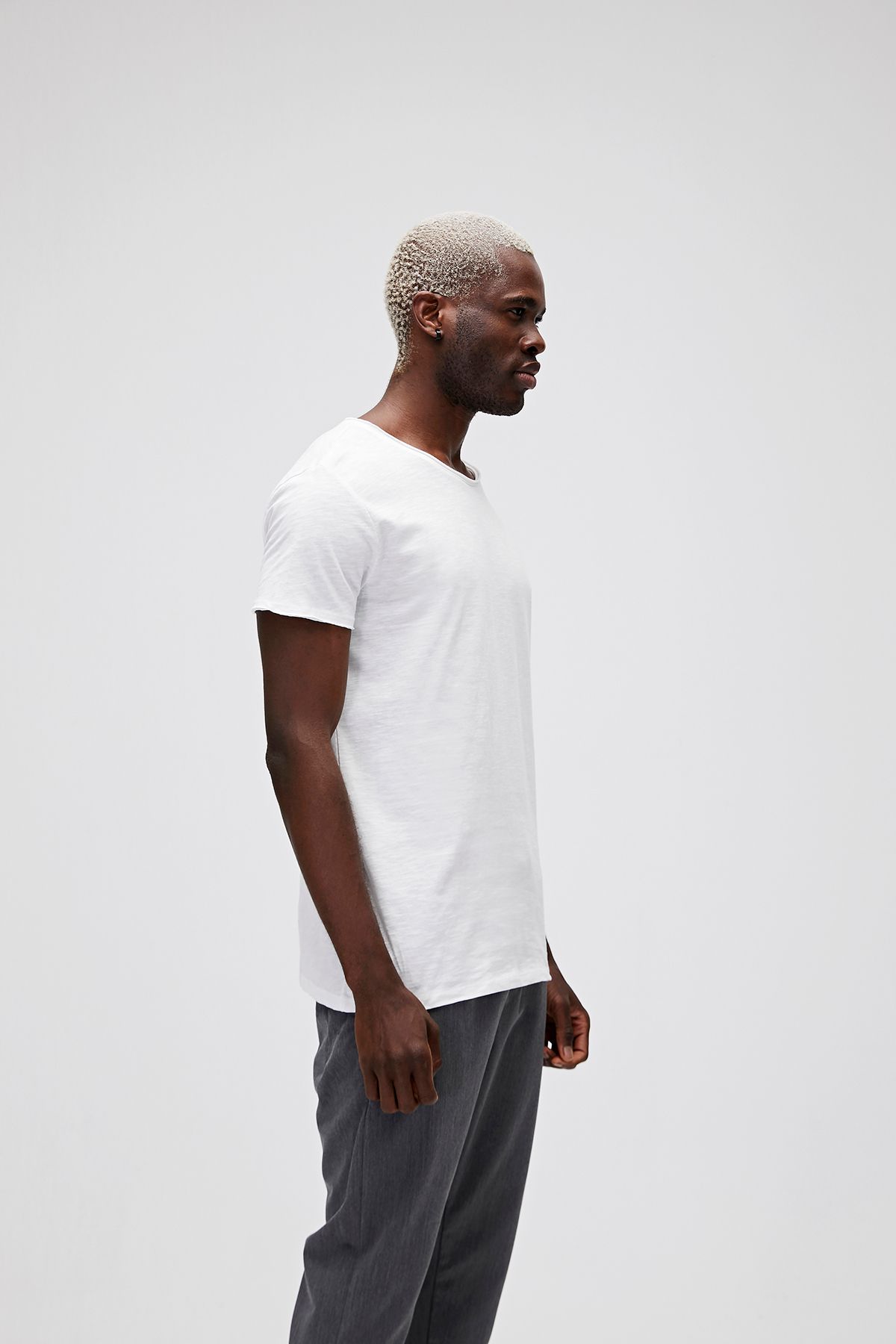 Bad Bear-O-neck T-shirt Off-white White Basic Men's T-shirt 4
