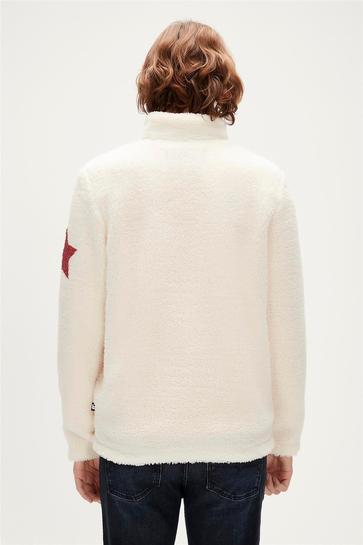 Bad Bear-Freedom Plush Marshmallow White Men's Sweatshirt 5