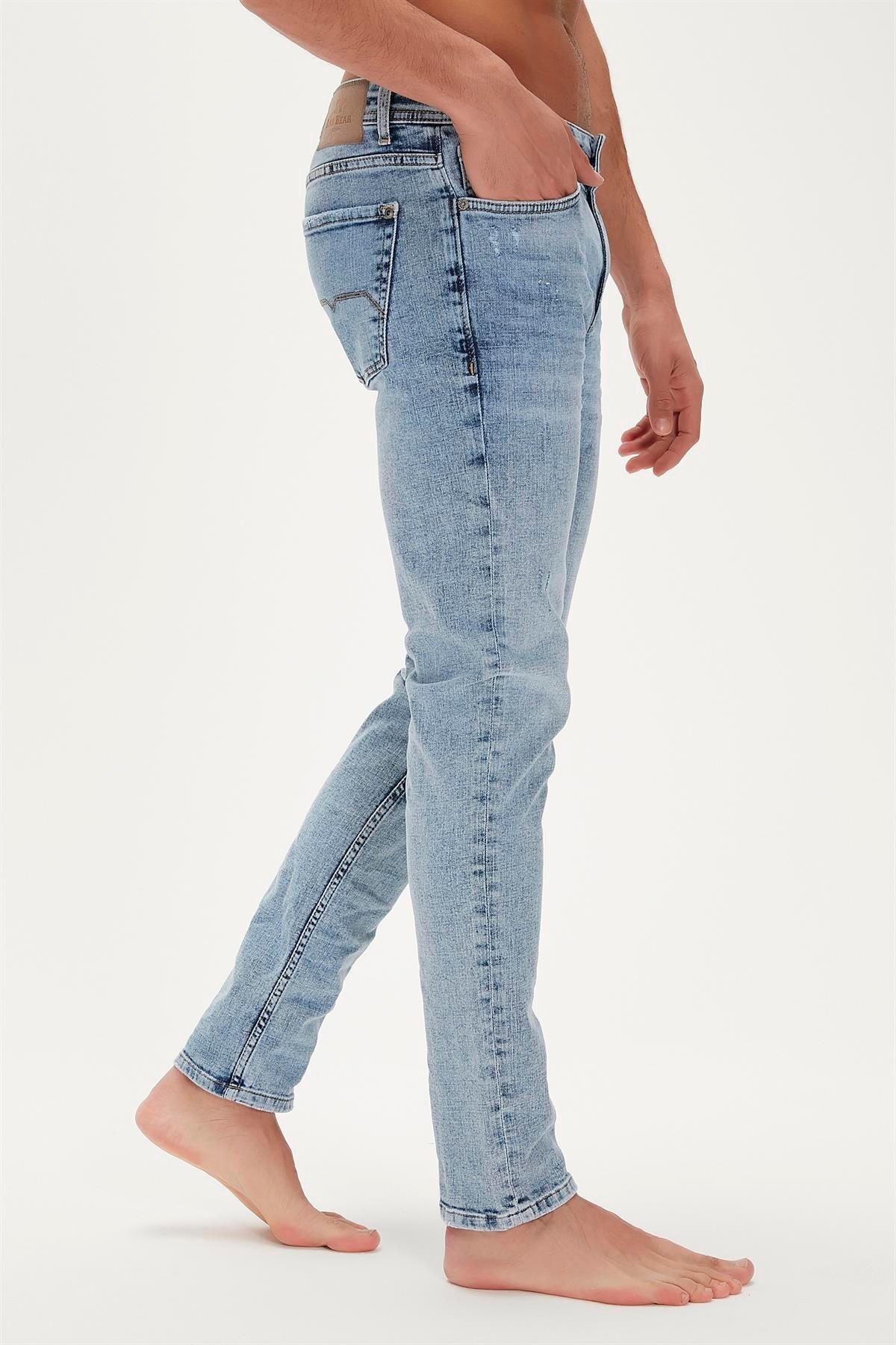Bad Bear  Xavier Jeans Buz Mavi Erkek Denim Pantolon - Görsel 2