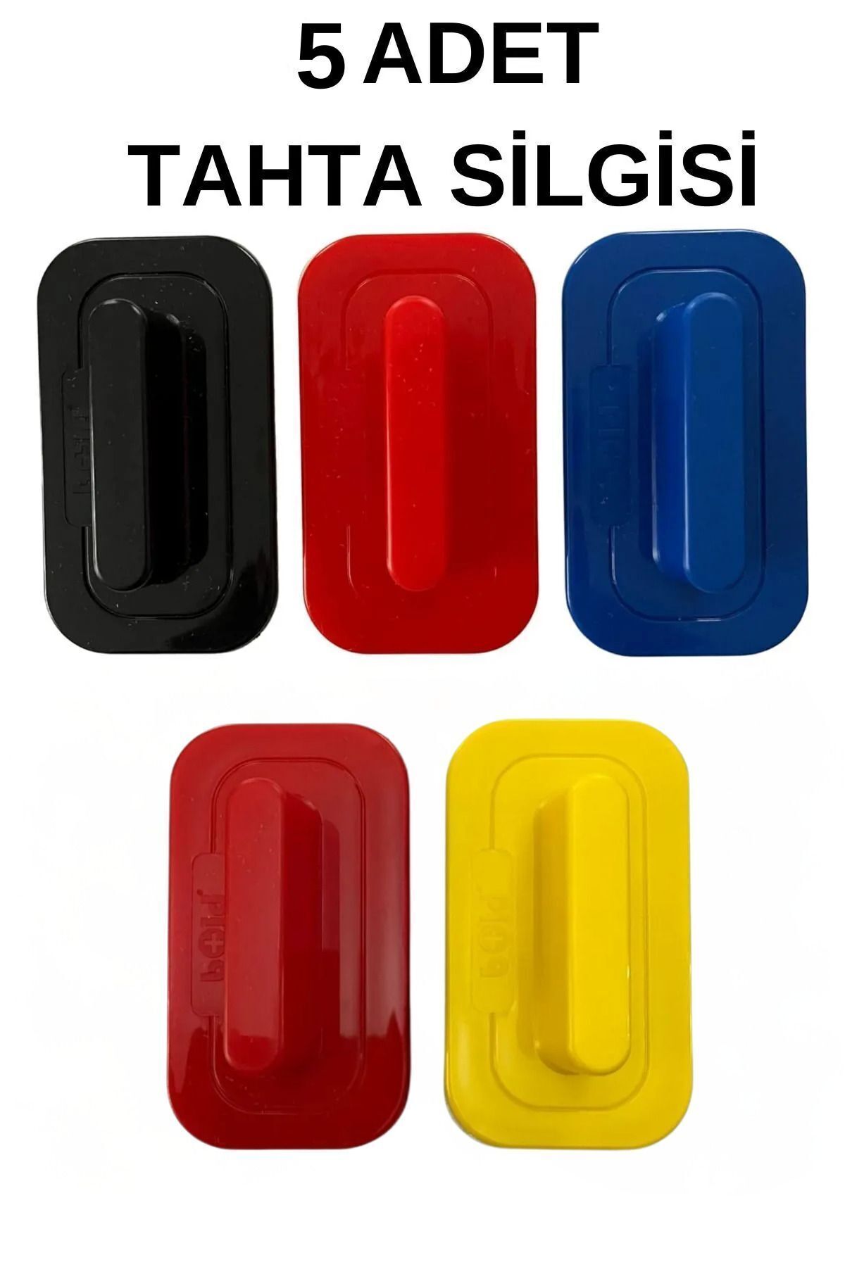 NEON PLUS Yazı Tahtası Silgisi 5 Adet Keçeli Tahta Silgisi