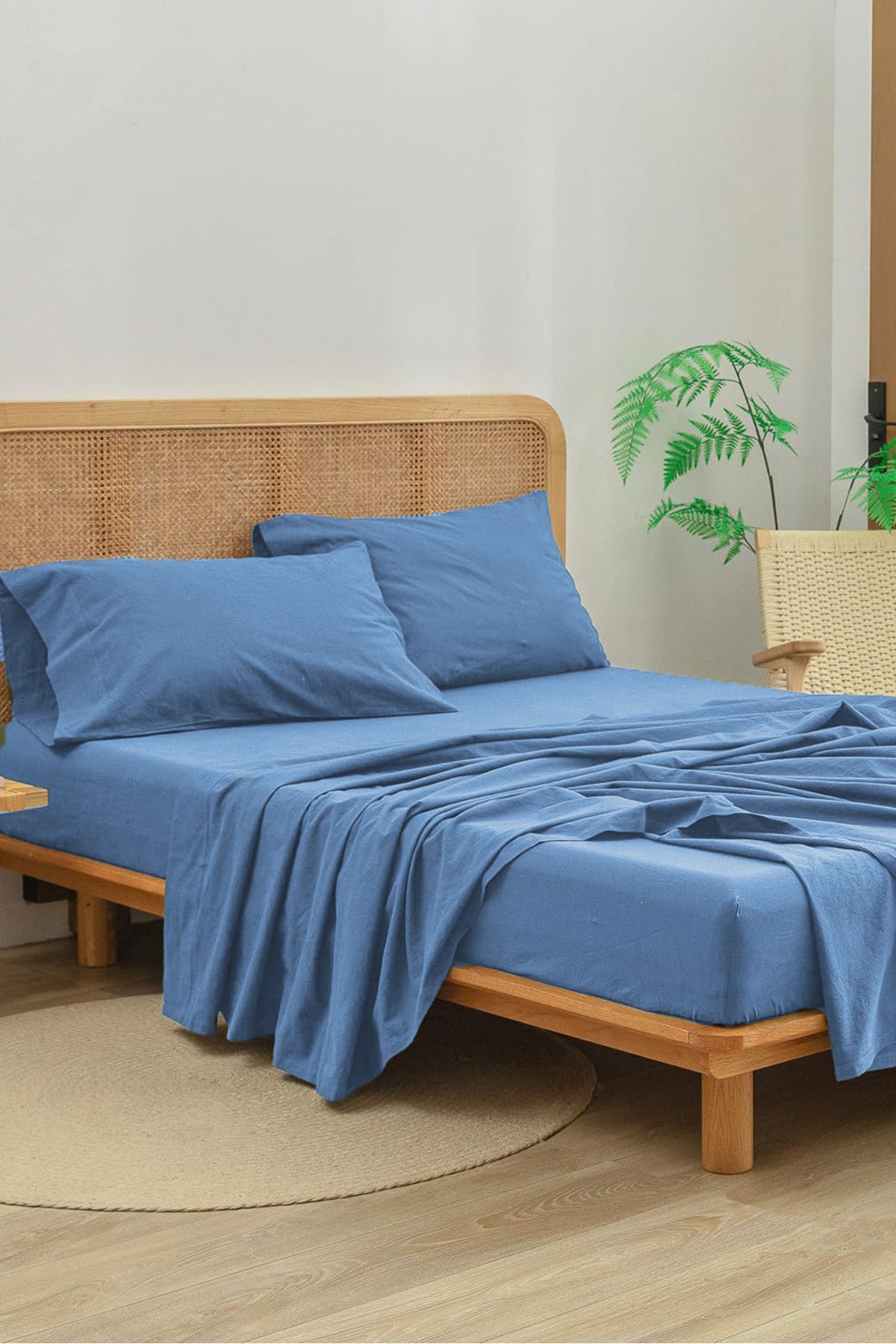 Erko Dört Mevsim-100% Cotton Combed Elastic Sheet Single Double All Sizes 4