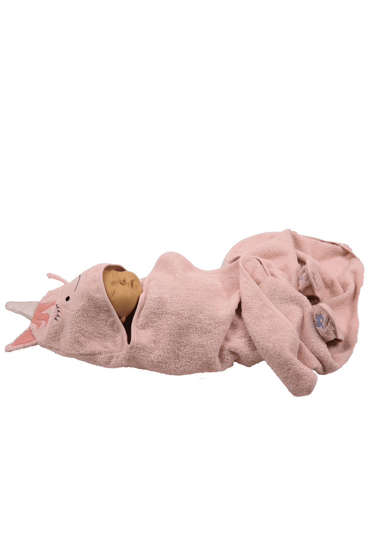 Miespiga-Unicorn Towel Swaddle Slippers Set 7