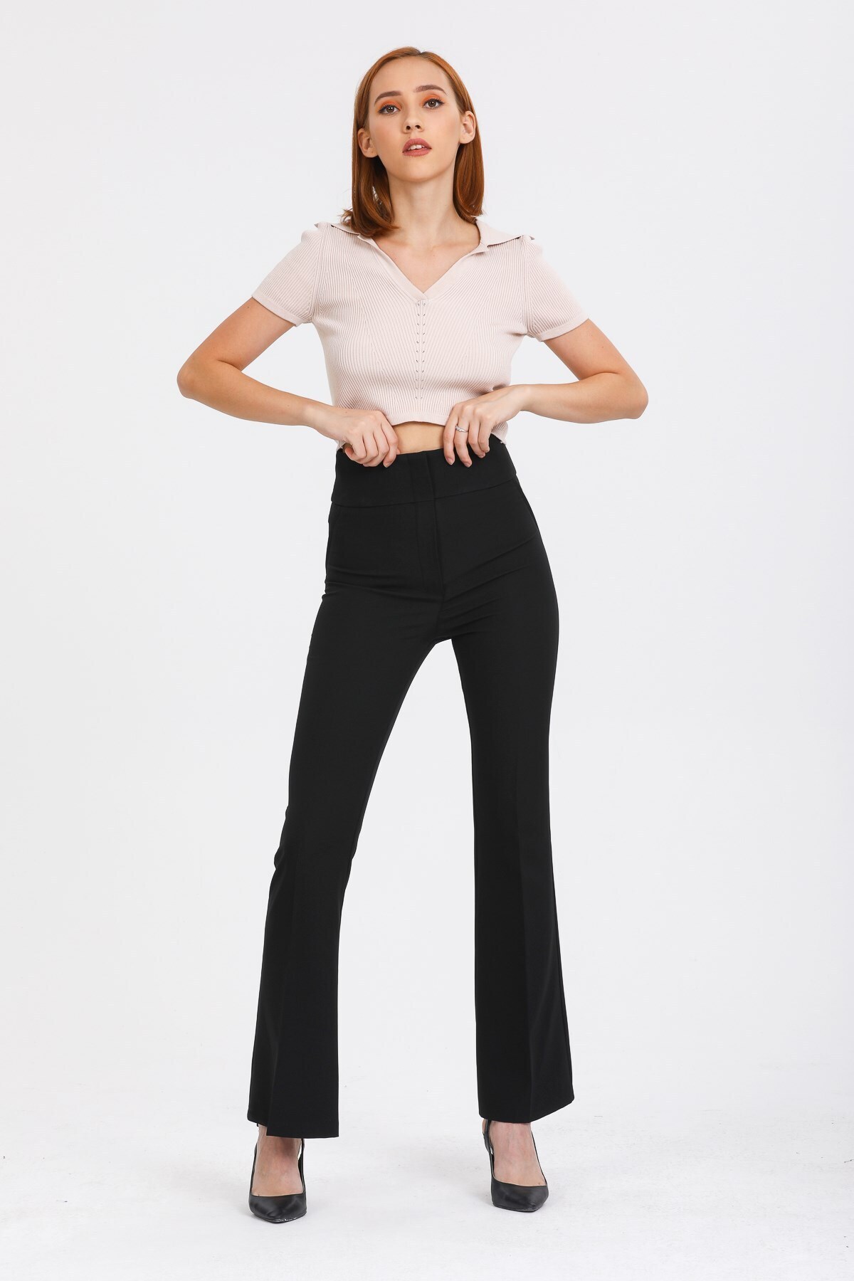 ugimpol  Pantolon Yüksek Bel Ispanyol - Görsel 3