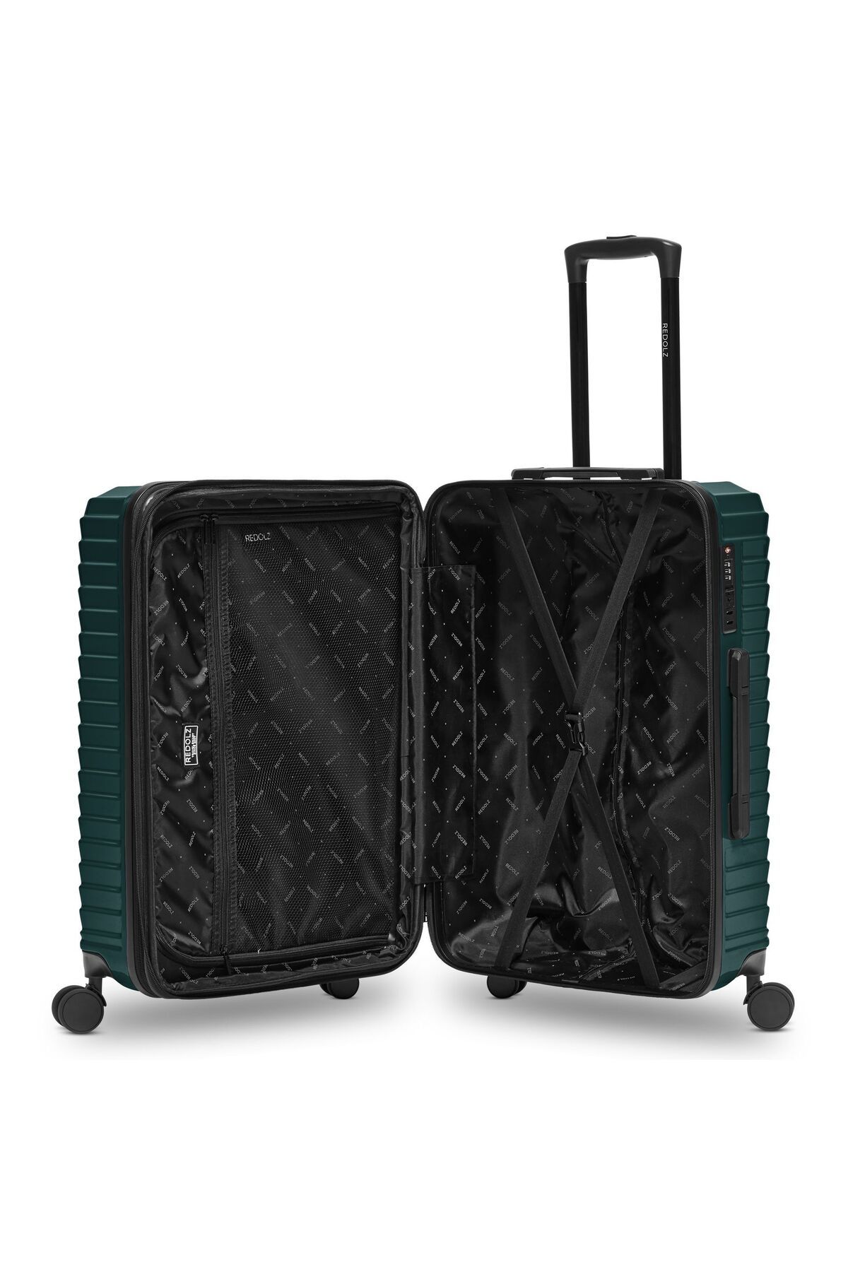 REDOLZ-Essentials 18 4 wheels Suitcase set 3-piece with expansion pleat 5