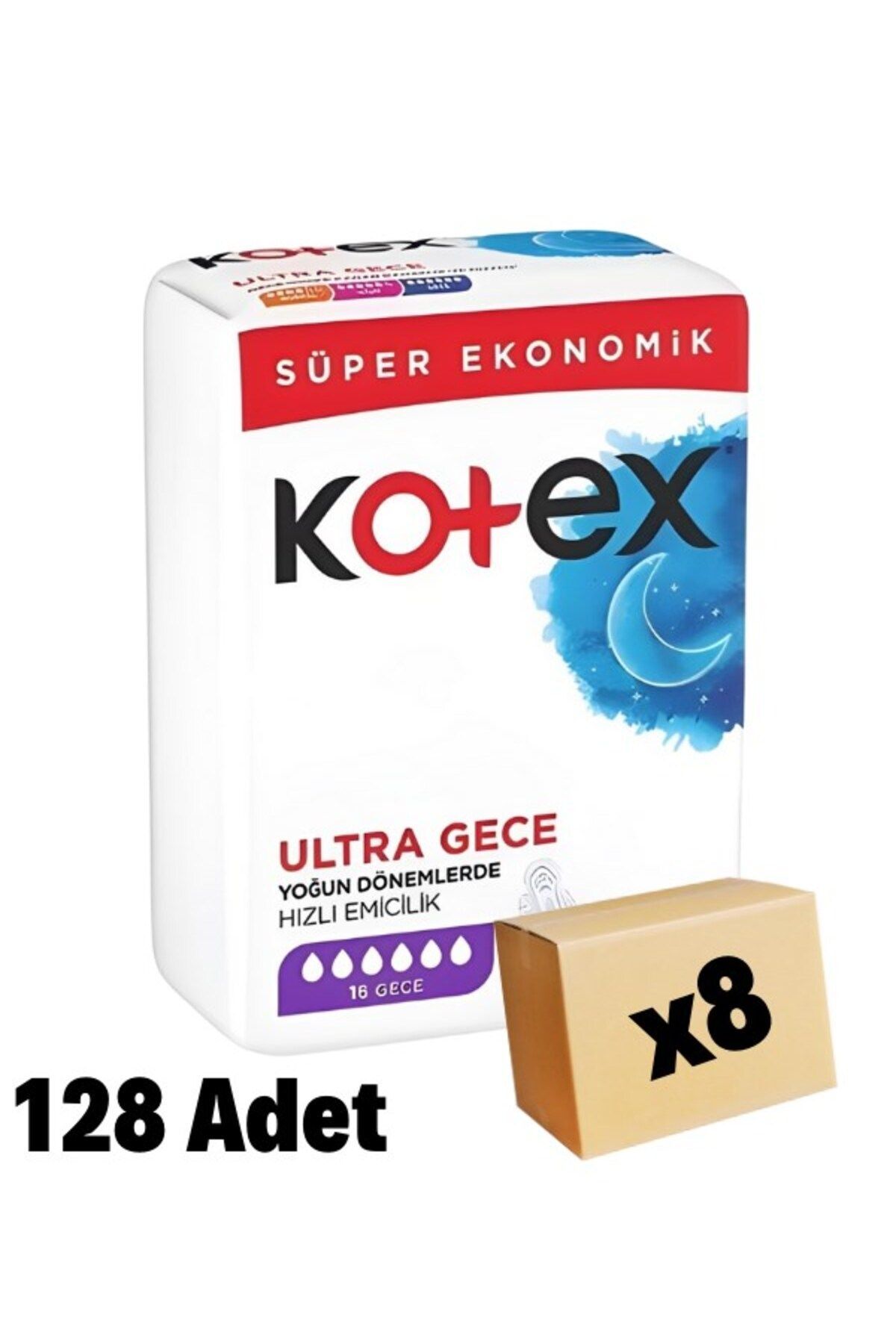 Kotex Ultra Hijyenik Ped Gece 16